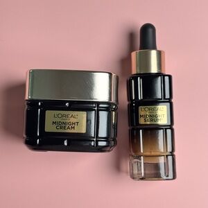 L'Oreal Midnight Cream and Serum - no box